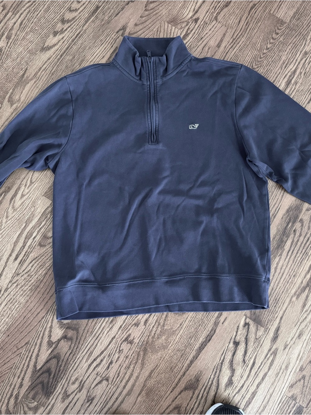 Vineyard Vines Men's Navy Quarter‑Zip Pullover